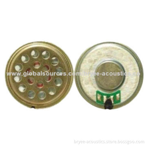Earphones Speaker, Measures D30.0 x H5.9 (mm), Full Range for Headphone Sets